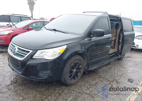 2012 Volkswagen Routan Se из США, поврежденный, VIN 2C4RVABG2CR391462